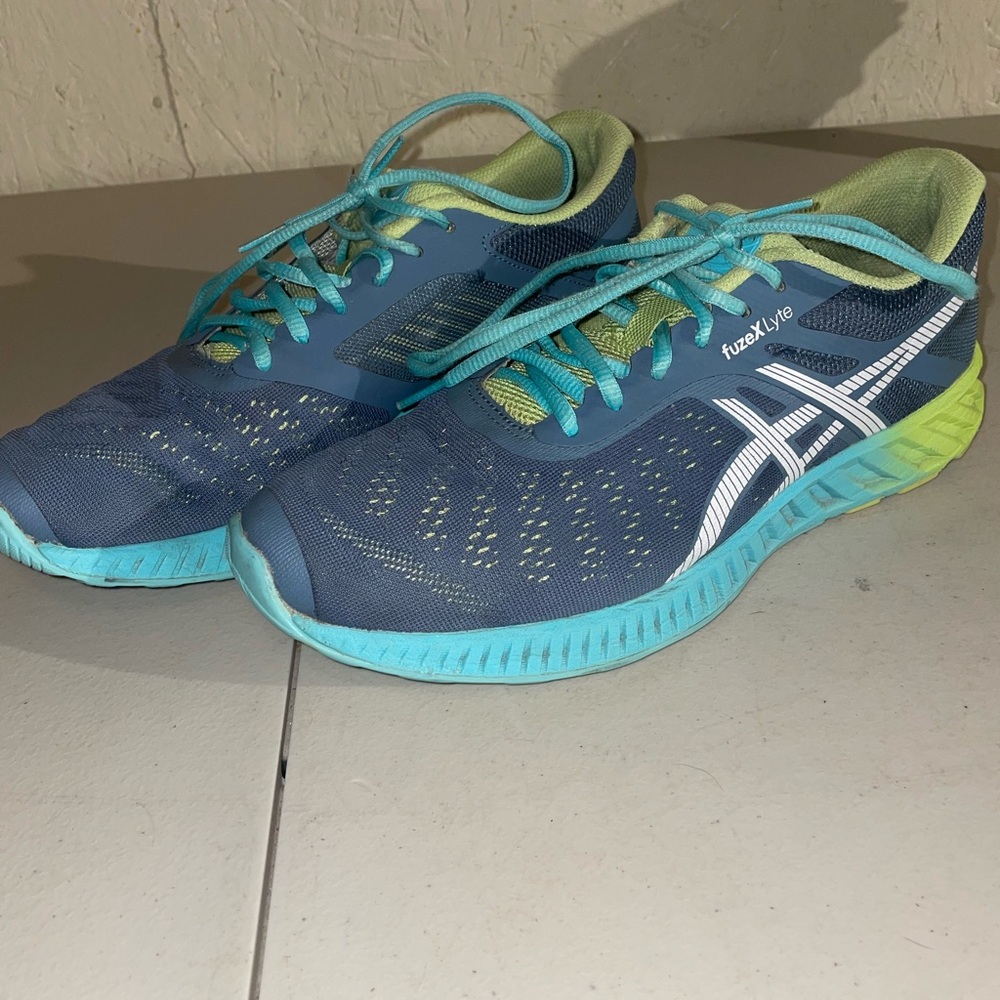 Asics Fuzex Lyte 2 Womens Size 11 Gray Shoes Sneakers Running Athletic T670N